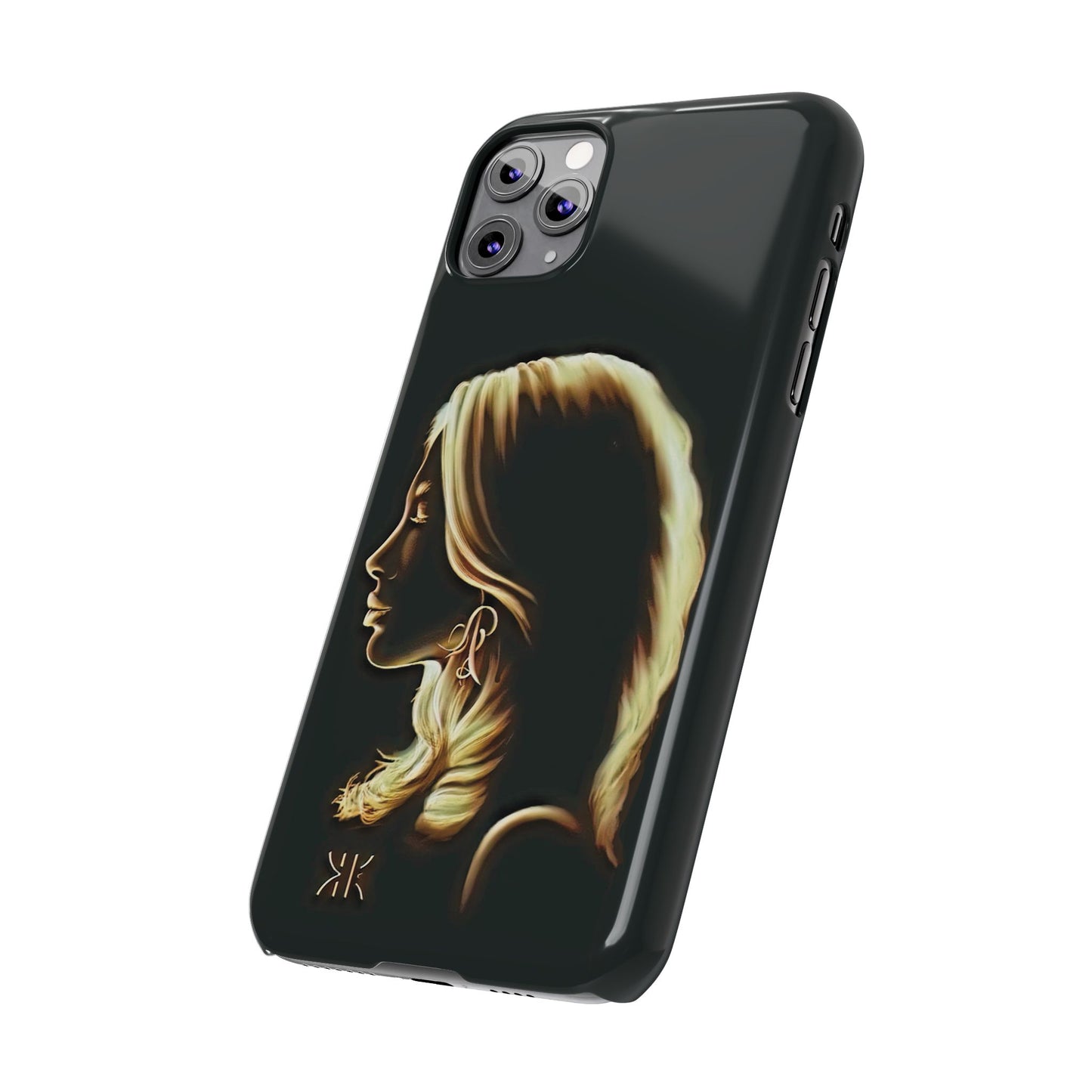 Copy of ' Modern Art Slim Phone Case -LOVE I-