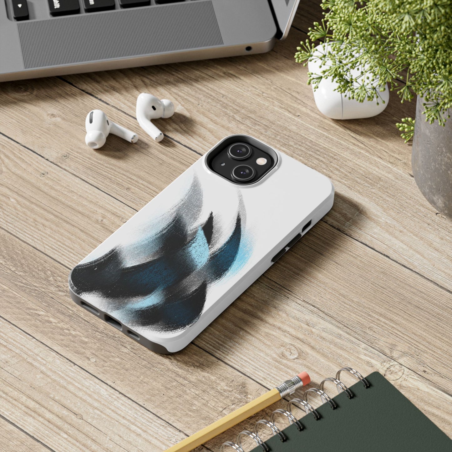Phone Case Calligraphy strokes Tough Phone Case