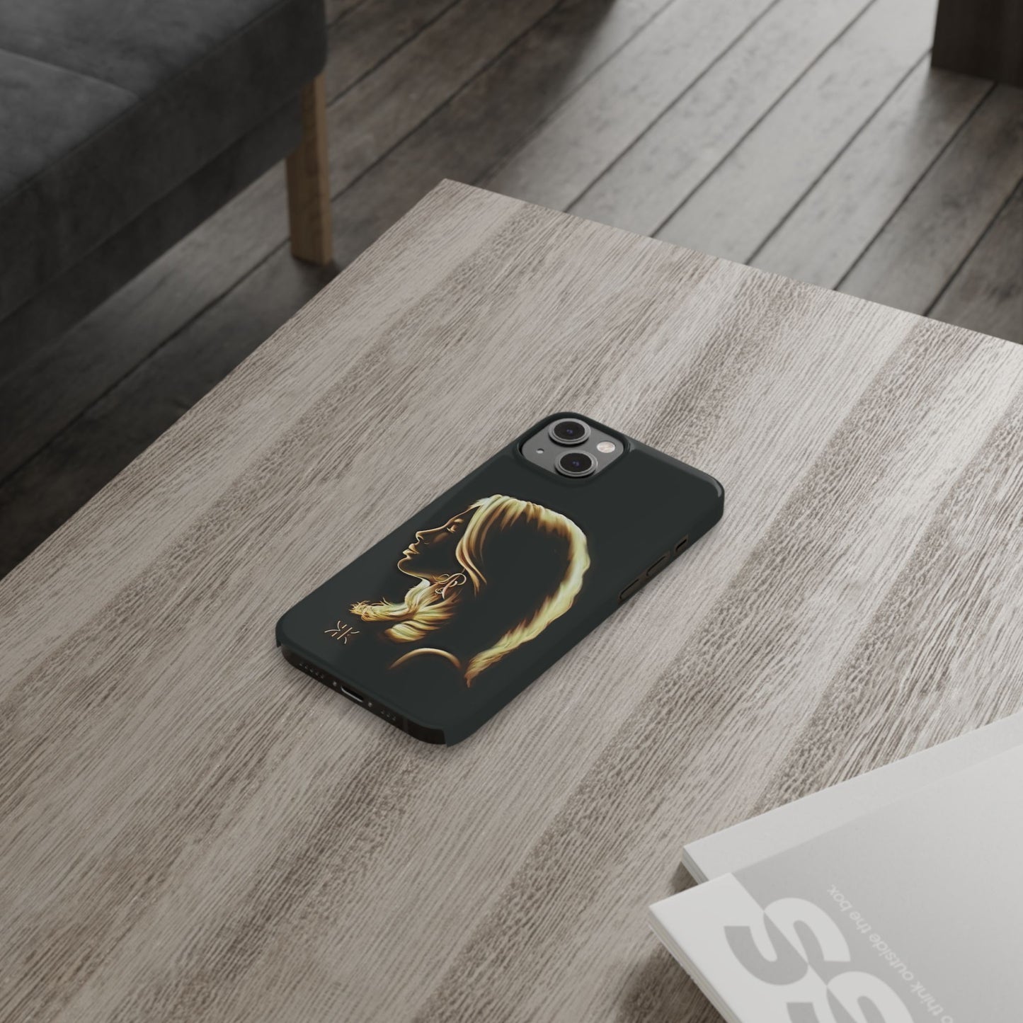 Copy of ' Modern Art Slim Phone Case -LOVE I-