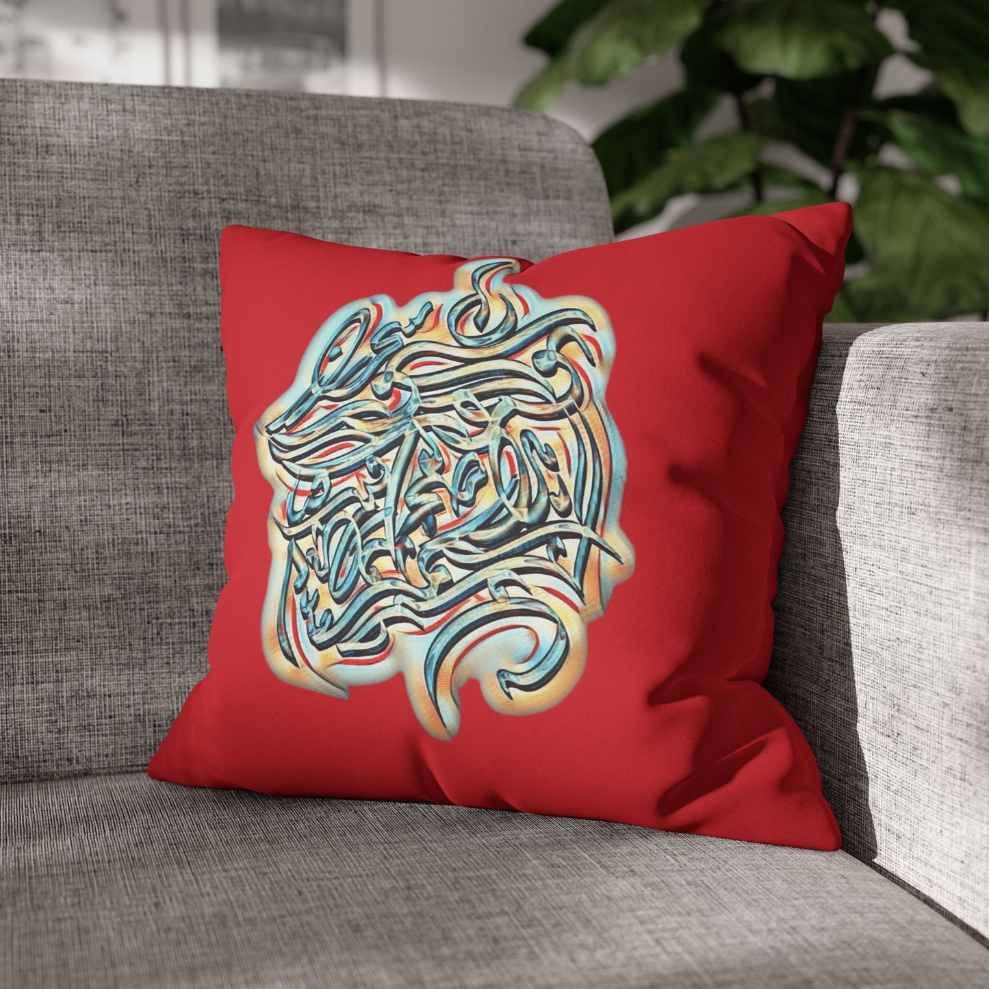 Modern Digital Painting ' Faux Suede Pillowcase - Home Design