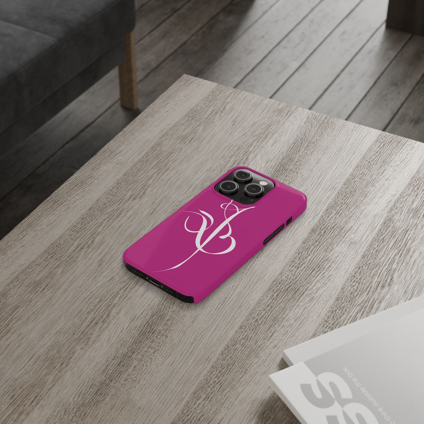 Modern Calligraphy Slim Phone Case -Eshgh (LOVE)
