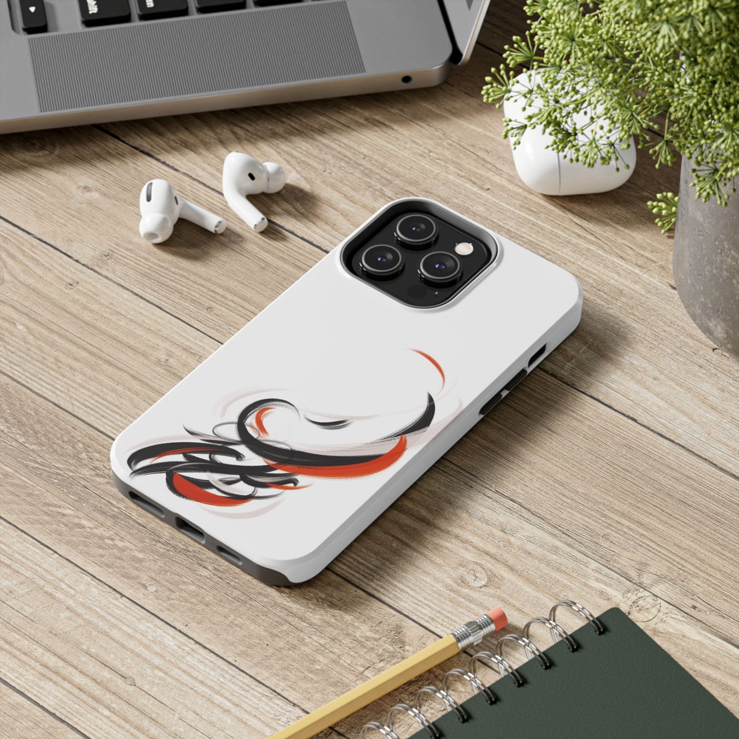 Phone Case Persian Calligraphy Modern Handwriting.