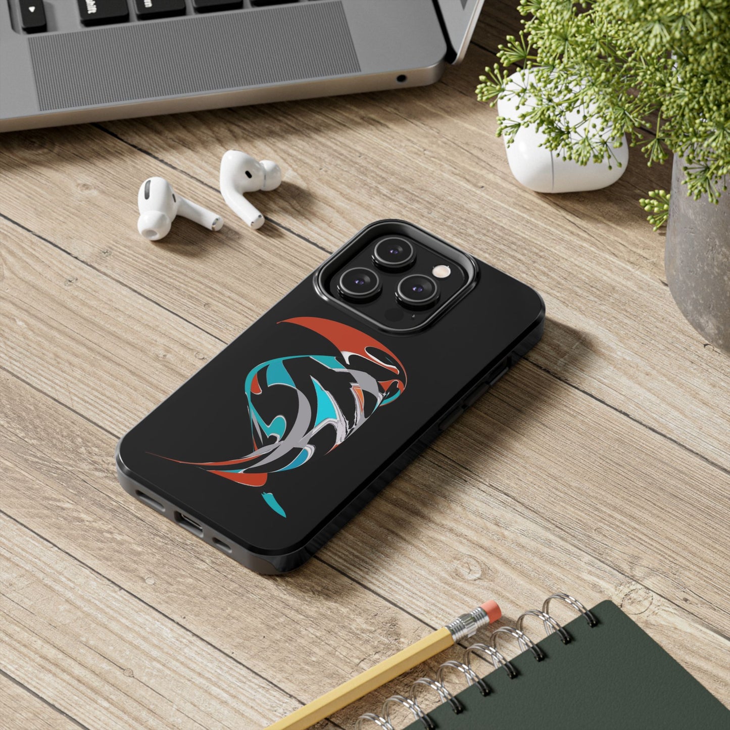 Phone Case Calligraphy Bird