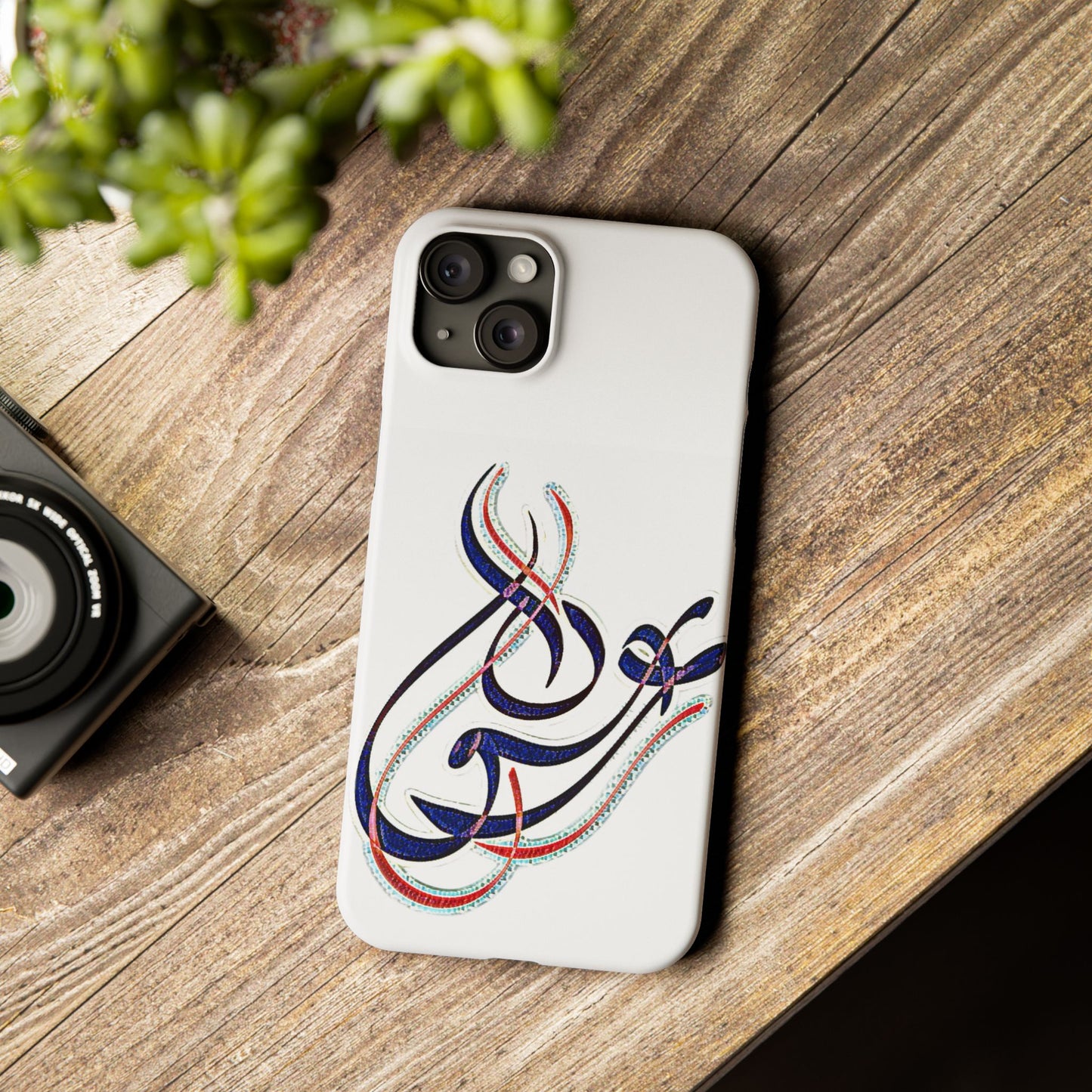 Modern Art Slim Phone Case - Eshgh (Love)
