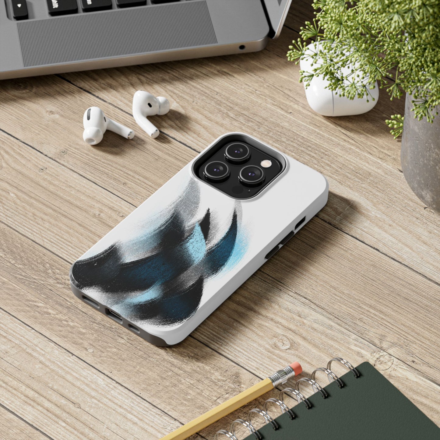 Phone Case Calligraphy strokes Tough Phone Case