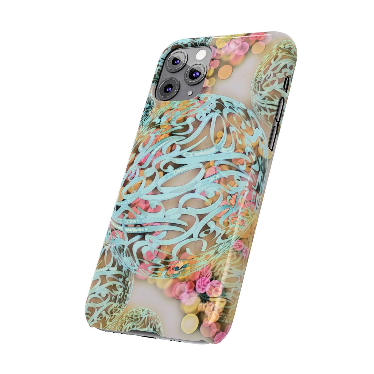 Copy of Copy of Copy of ' Modern Art Slim Phone Case -LOVE I-