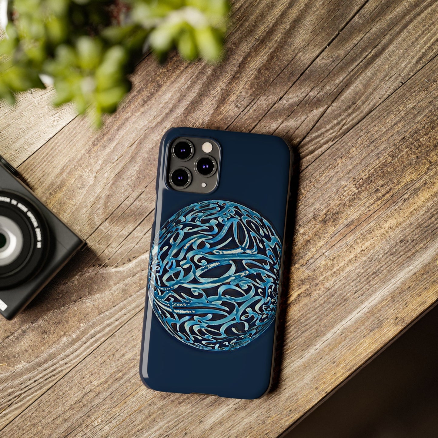 ' Modern Art Slim Phone Case -LOVE