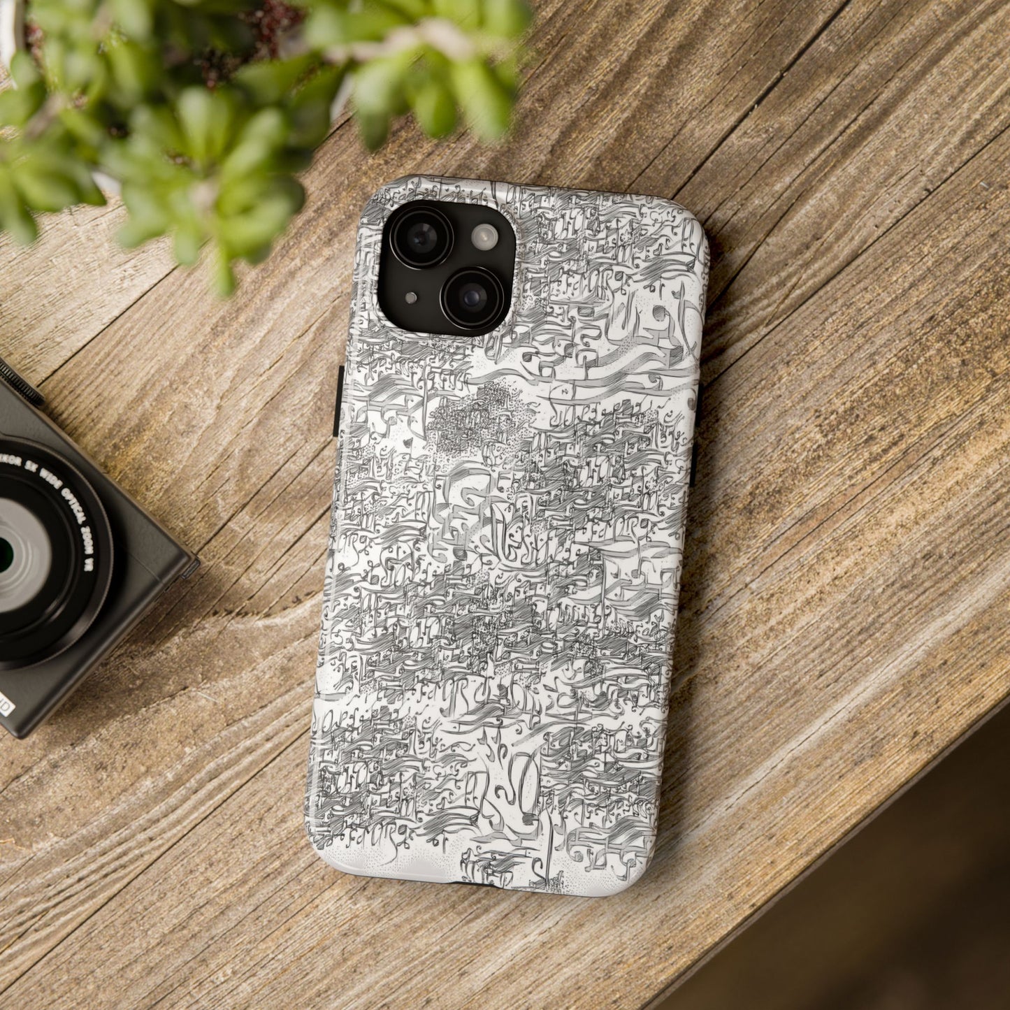 Phone Case Persian Calligraphy Modern Handwriting