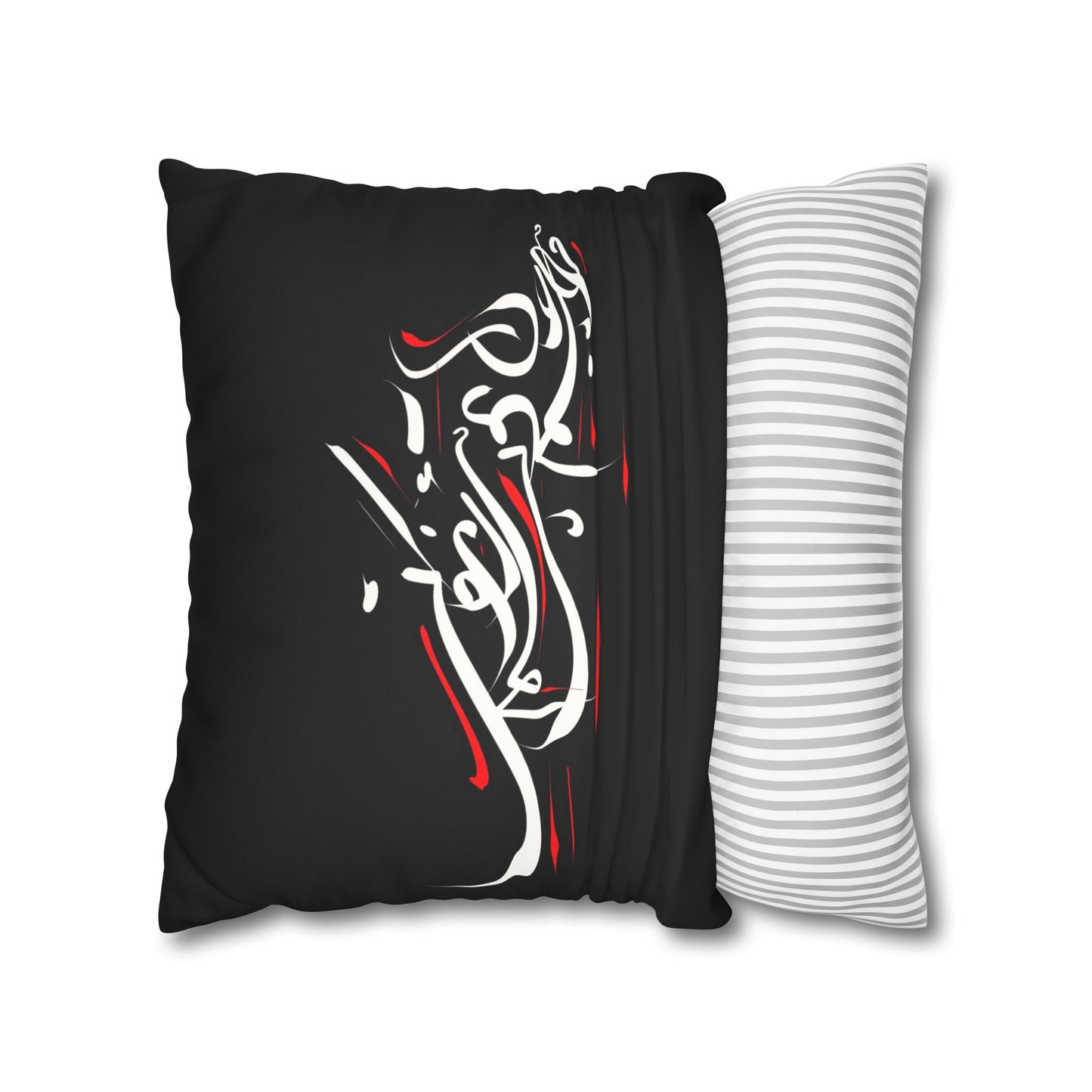 Modern Calligraphy Faux Suede Pillowcase - Home Design