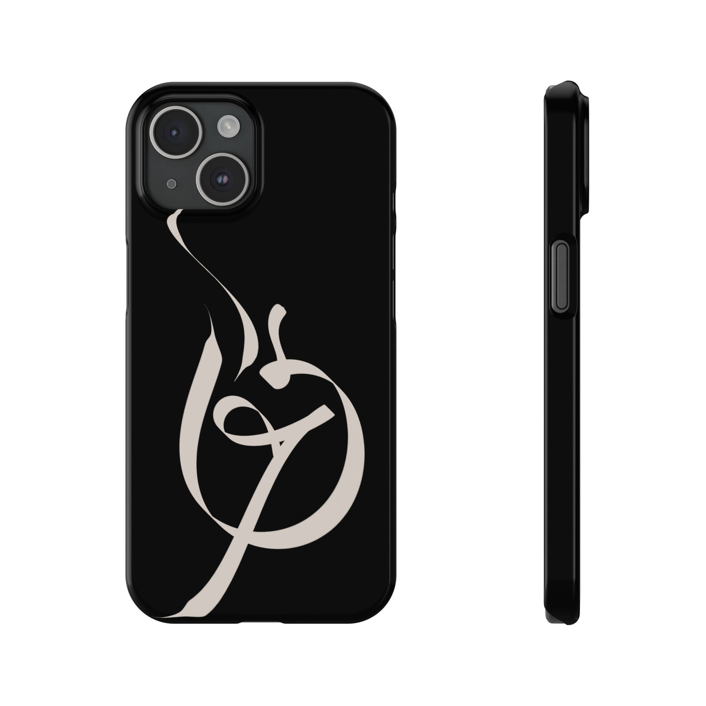 ' Modern Art Slim Phone Case -LOVE