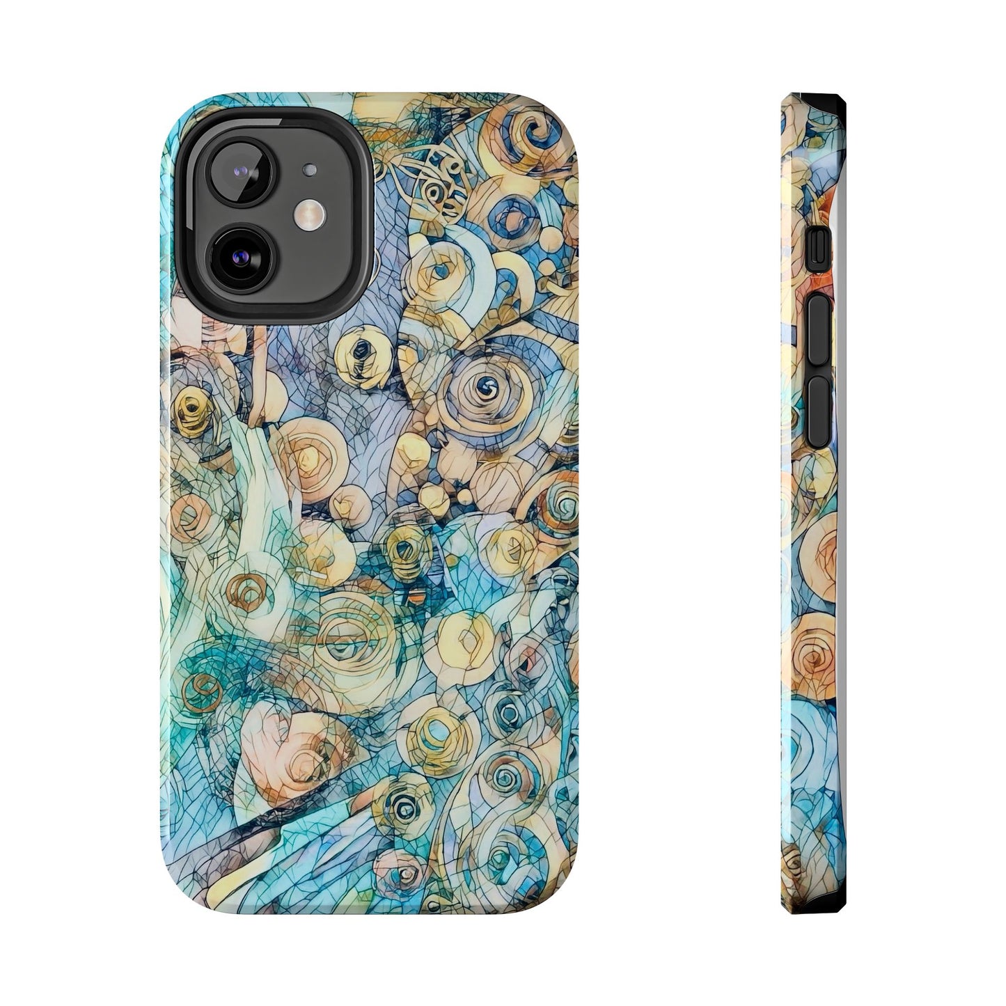 Golden Swirls Phone Case