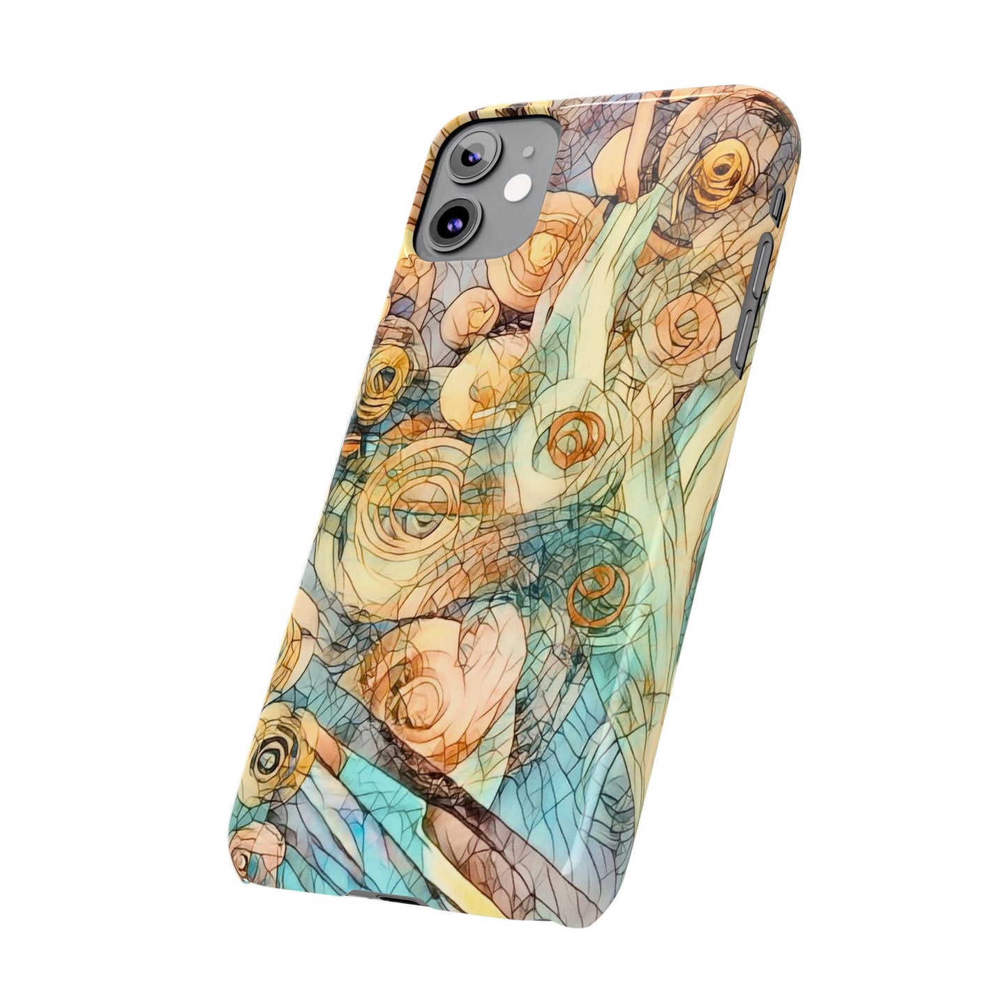 . ' Modern Art Slim Phone Case -.