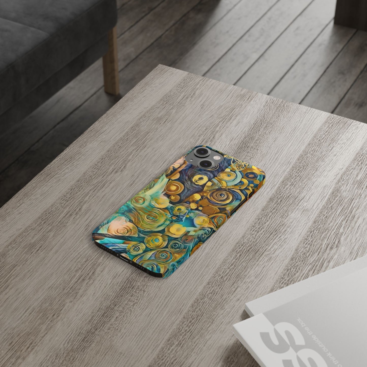Copy of Copy of ' Modern Art Slim Phone Case -LOVE