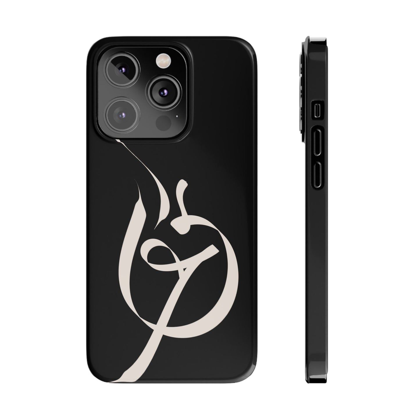 ' Modern Art Slim Phone Case -LOVE