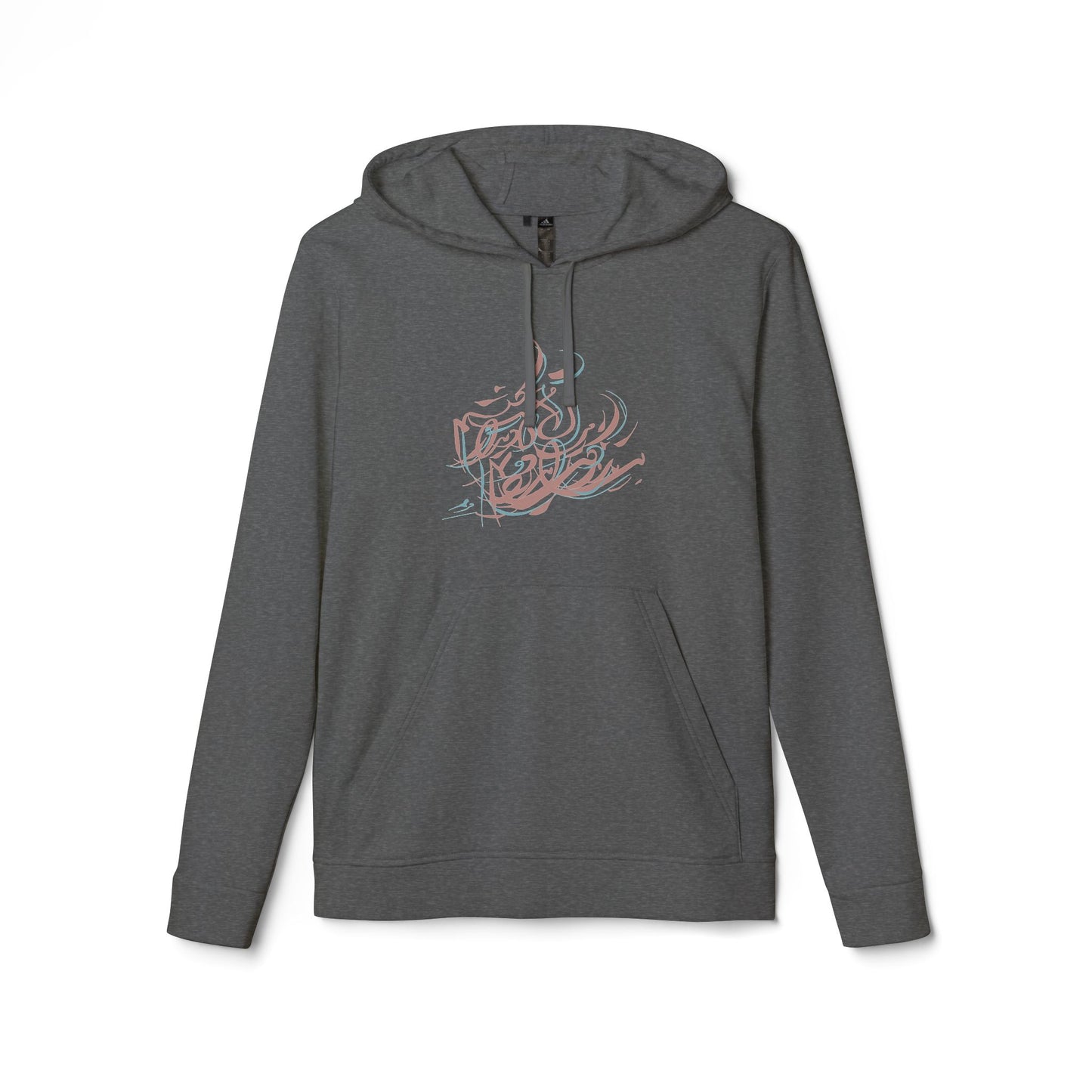 Adidas Fleece Hoodie with Kalli K Modern Calligraphy Design