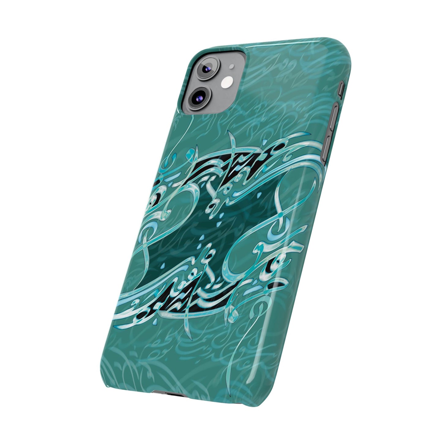 ' Modern Calligraphy Art Slim Phone Case