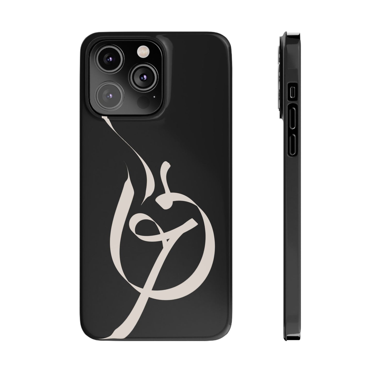 ' Modern Art Slim Phone Case -LOVE