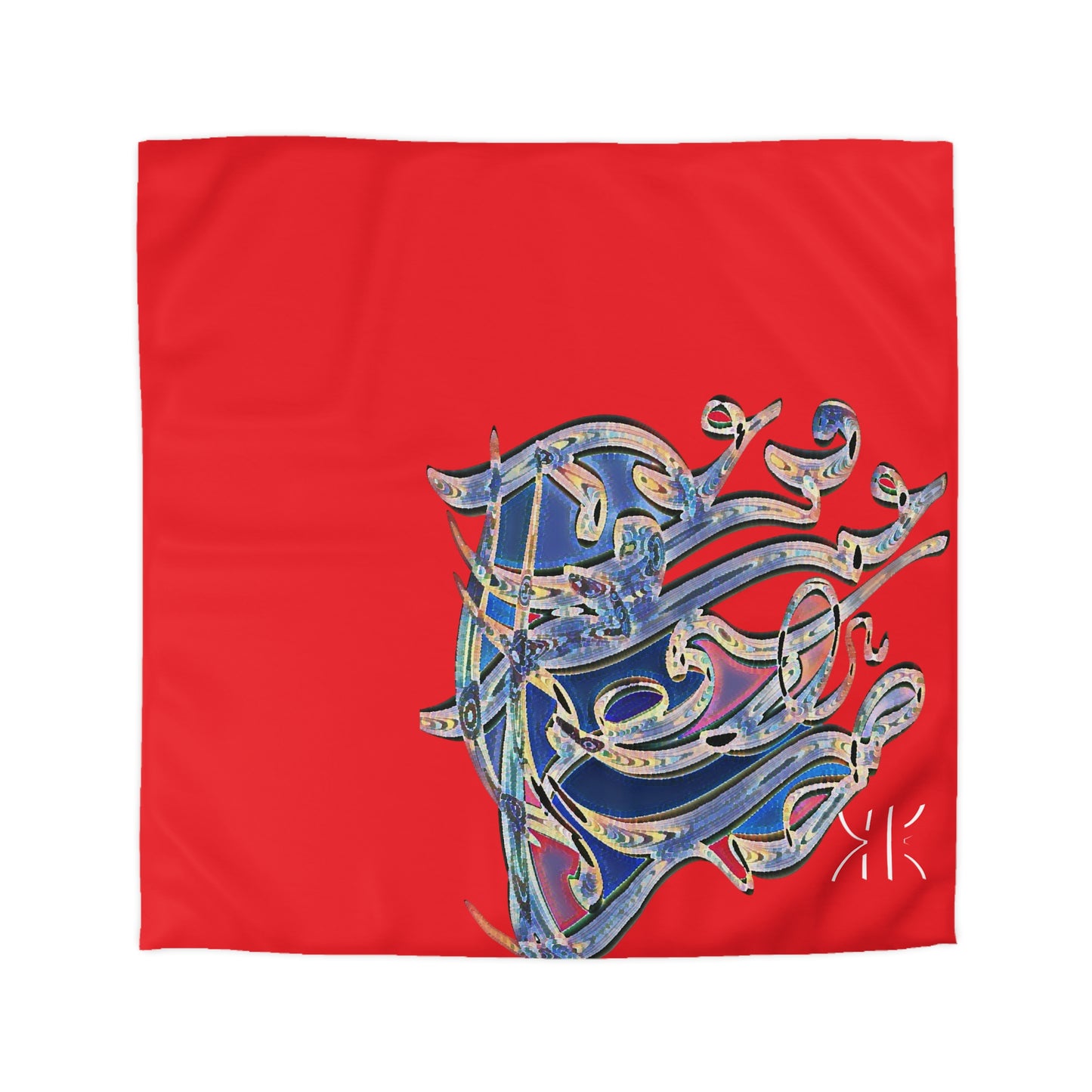Kalli K Serenity Microfiber Duvet Cover – Elegant Modern Calligraphy design for your Bedrooms