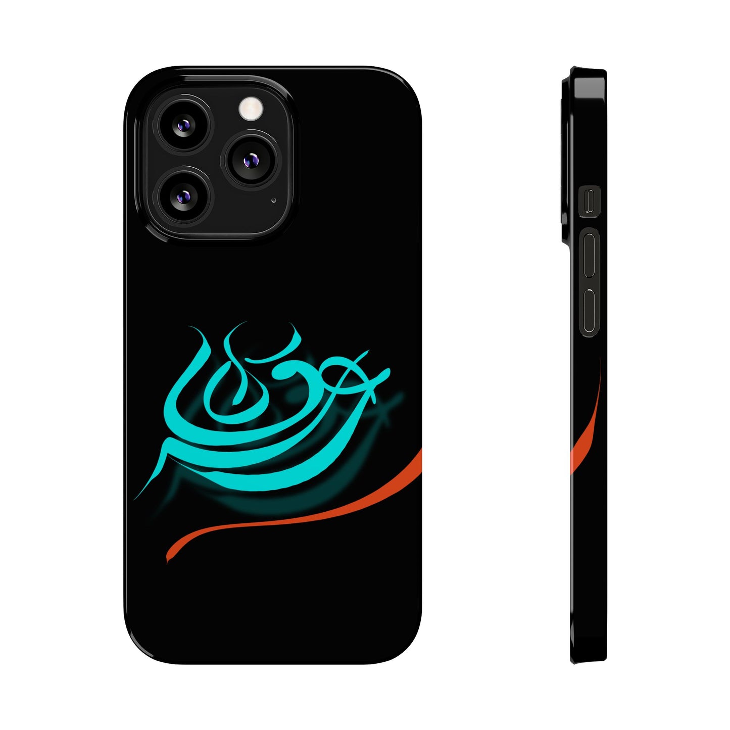 ' Modern Art Slim Phone Case -LOVE