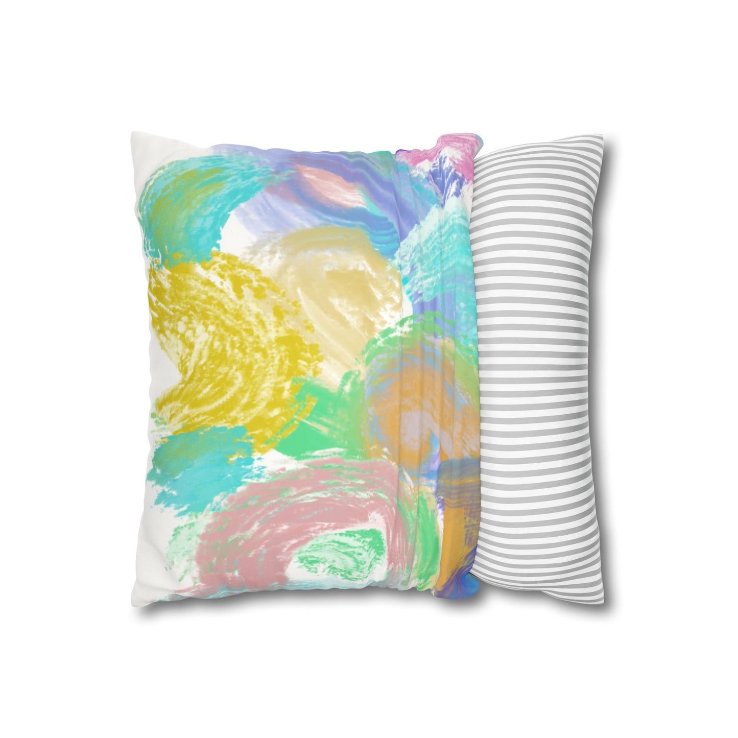 Copy of Square Pillowcase - Modern Art Portrait Watercolour Design