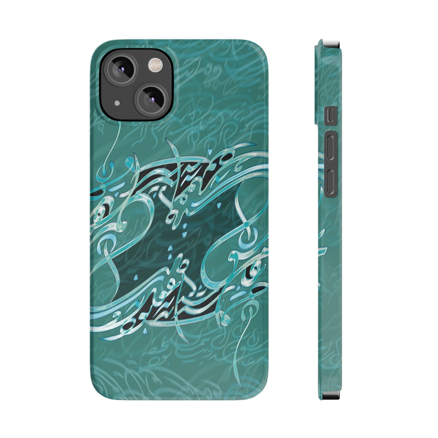 ' Modern Calligraphy Art Slim Phone Case