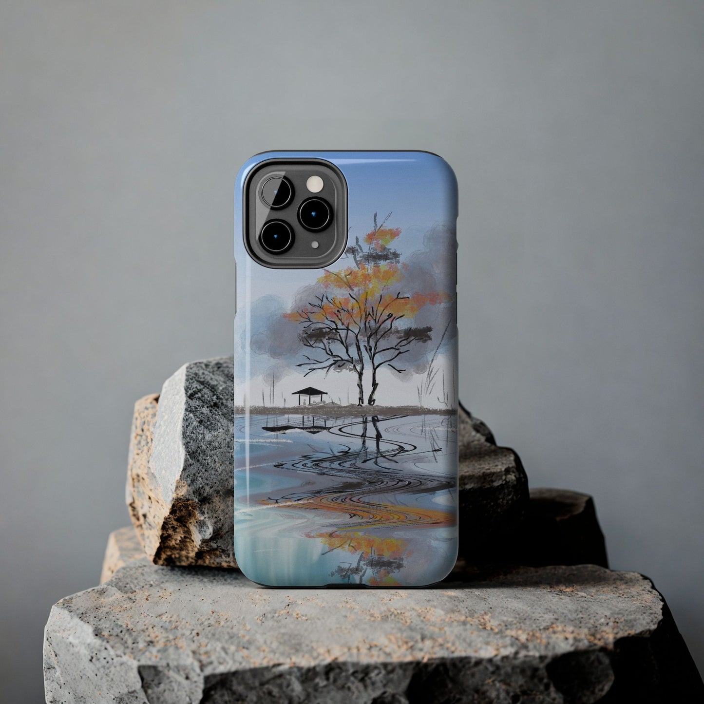 Serenity Phone Case Persian Calligraphy Art.