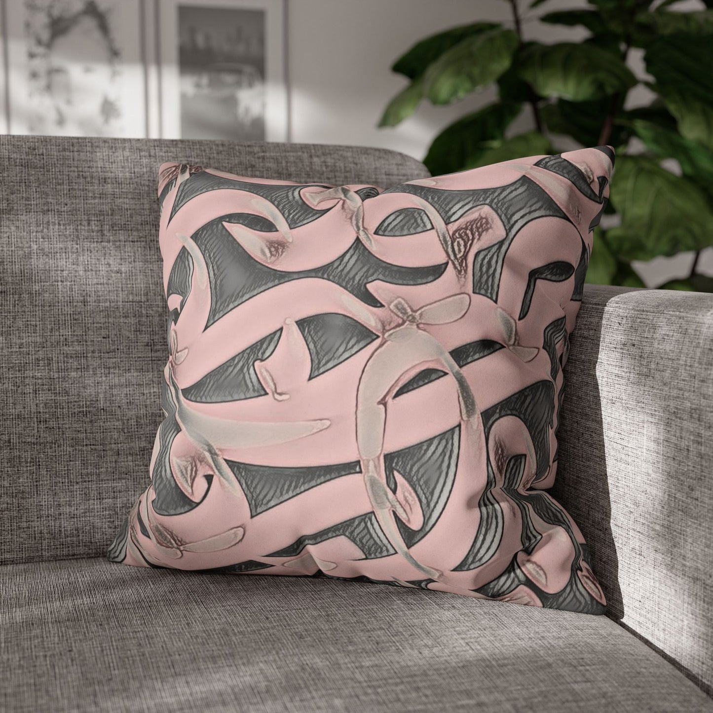 Pillowcase - Modern Calligraphy Design