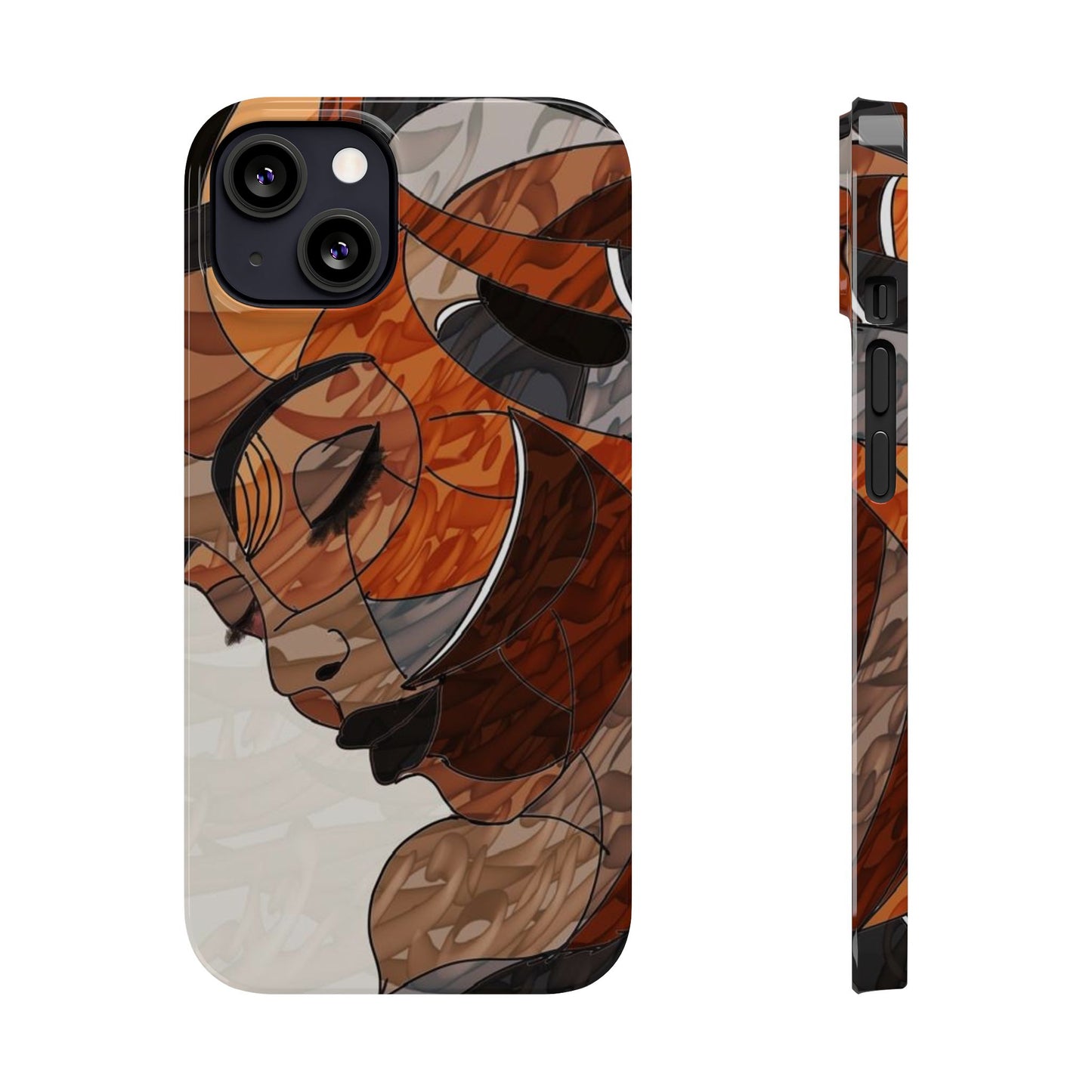' Modern Art Slim Phone Case -LOVE