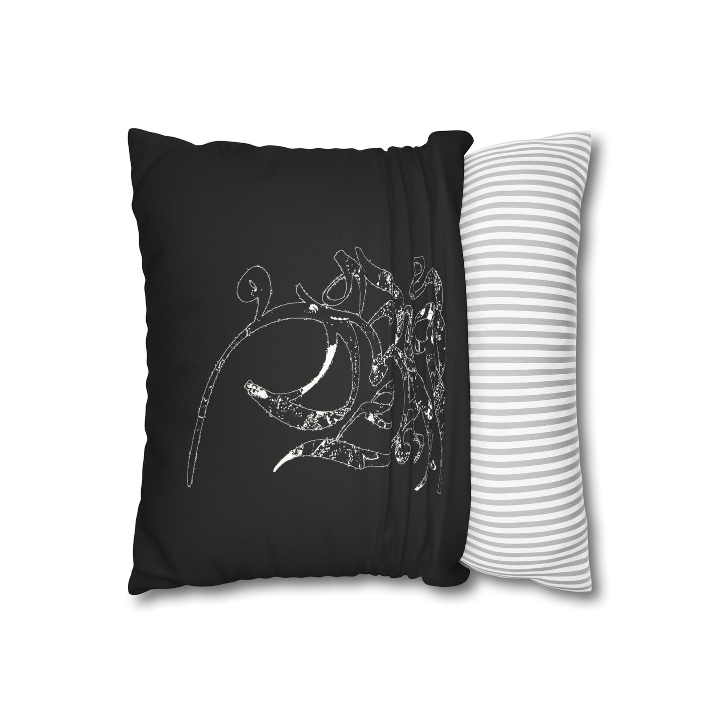 Persian Calligraphy beauty Faux Suede Square Pillow Cover