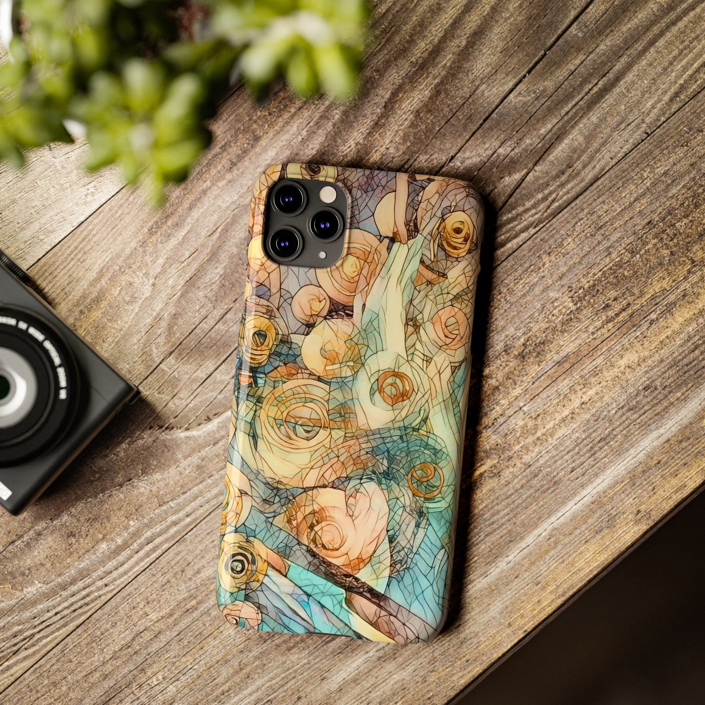 . ' Modern Art Slim Phone Case -.