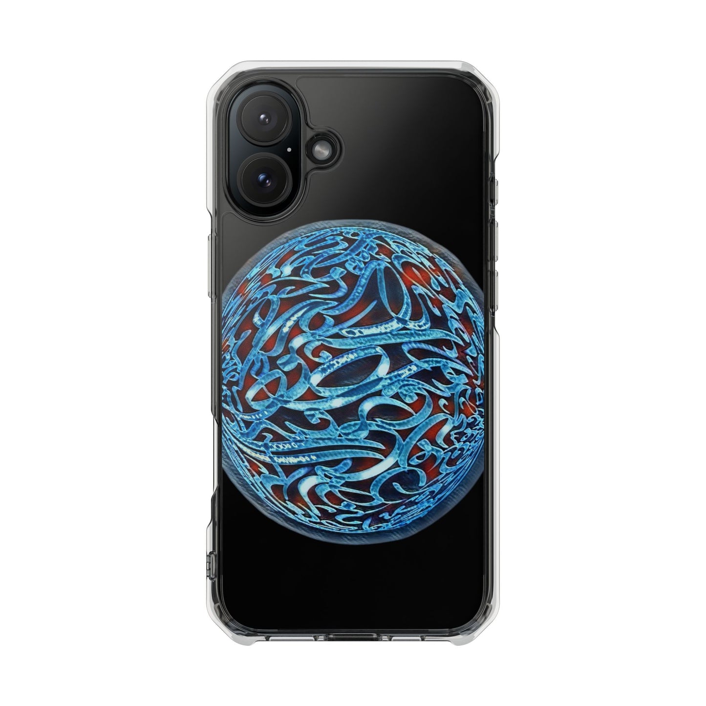 Copy of Phone Case - Pink Ribbon Persian Calligraphy Design - Magnetic Case