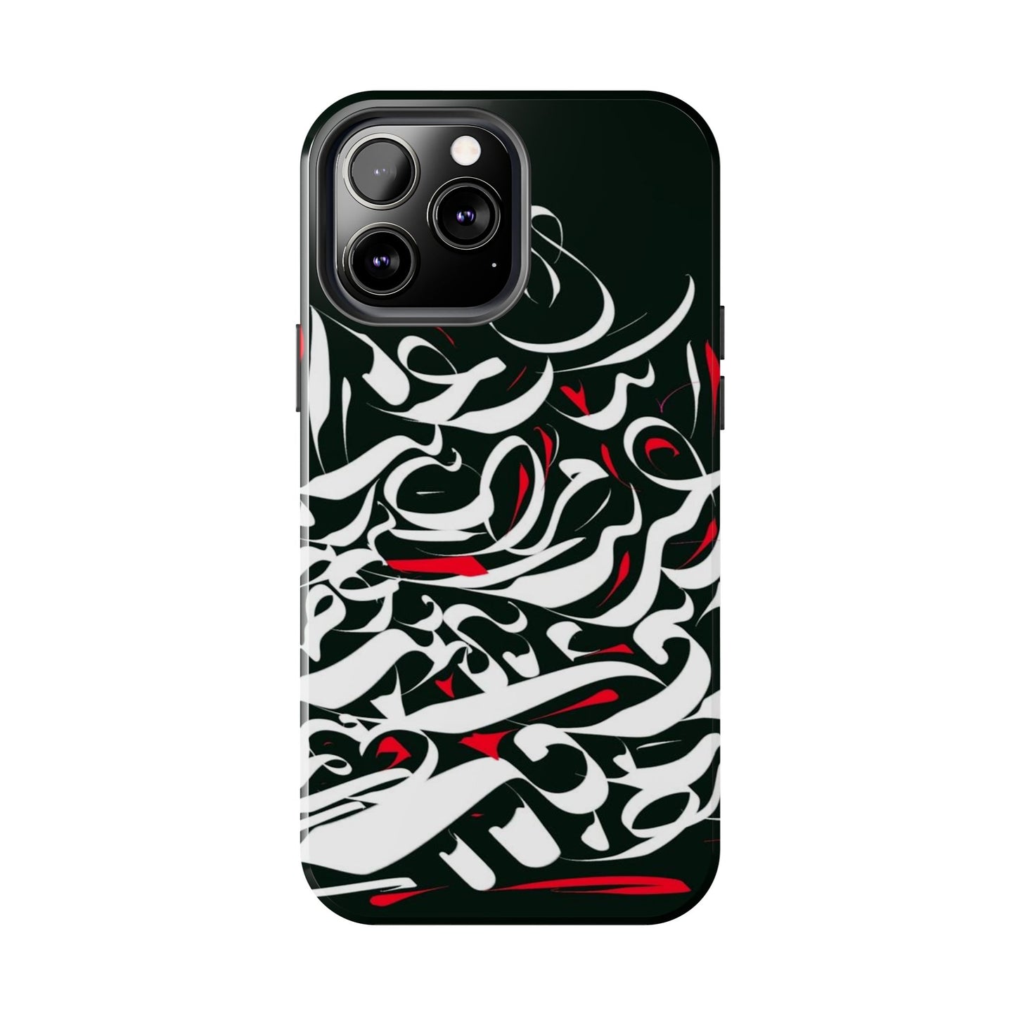 Phone Case Calligraphy Red Black White Tough Phone Case