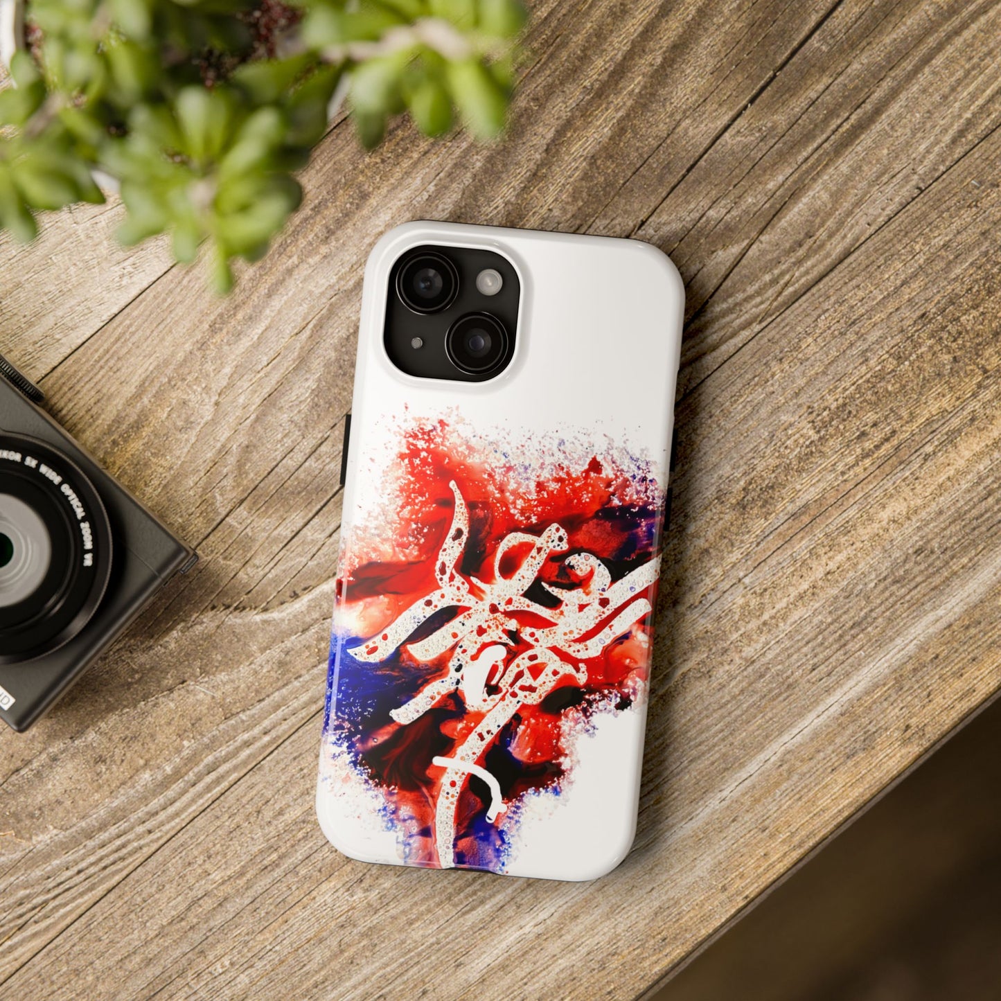 Candle Calligraphy Phone Case - Persian Art Inspired Beautiful Girl Design