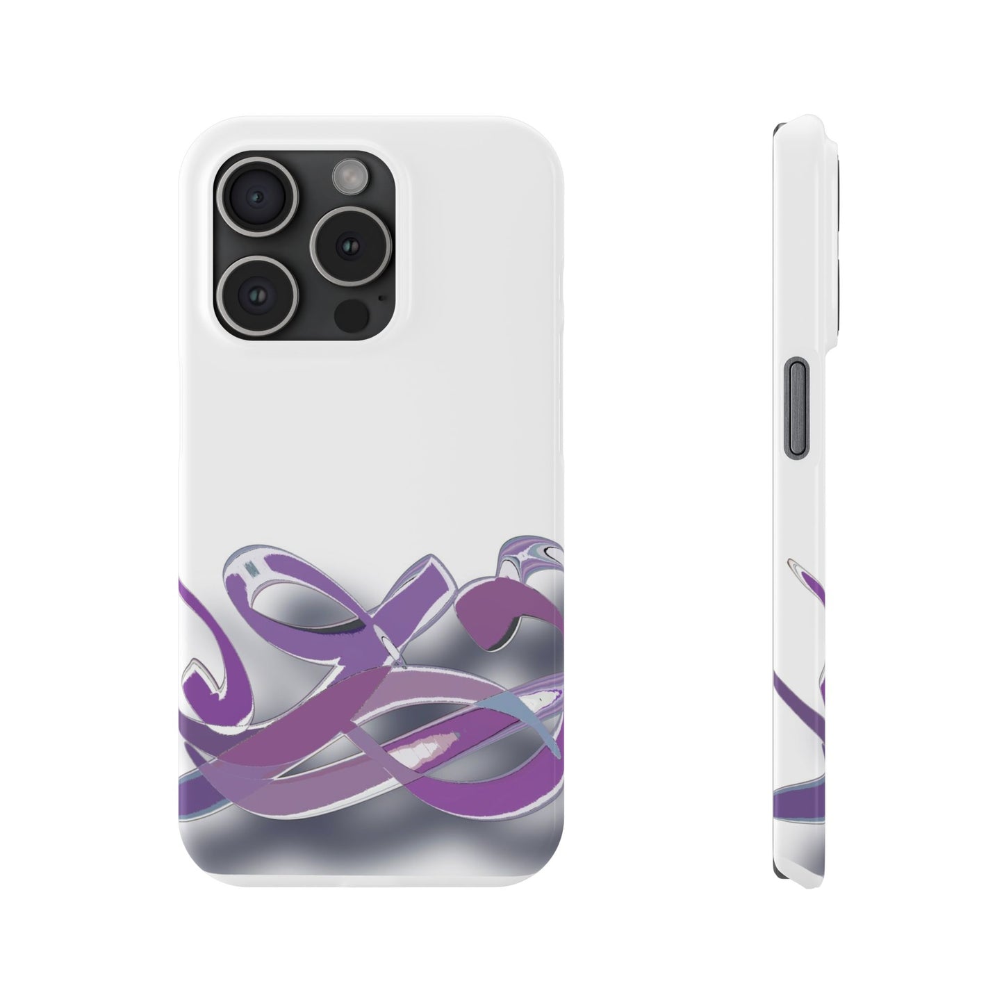 ' Modern Art Slim Phone Case -Calligraphy