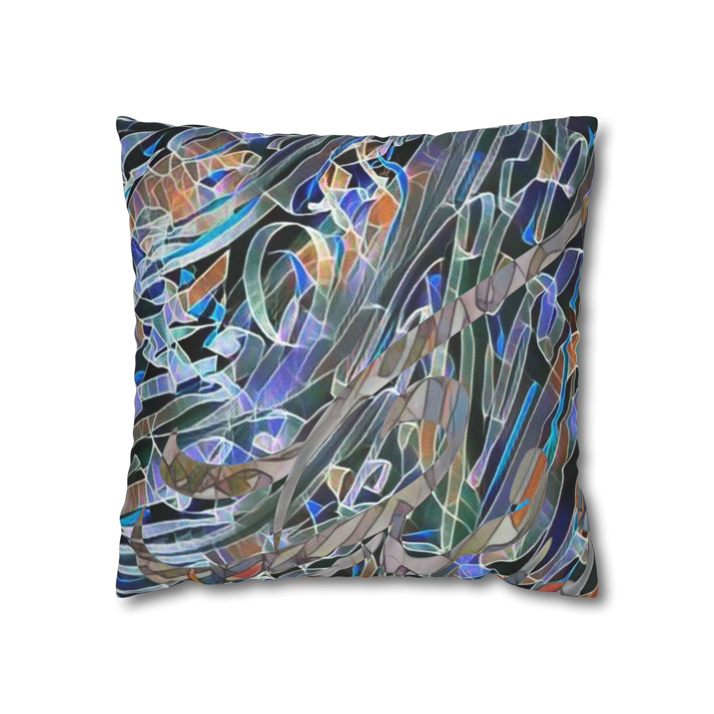 Modern art inspired beauty Faux Suede Square Pillow Cover l
