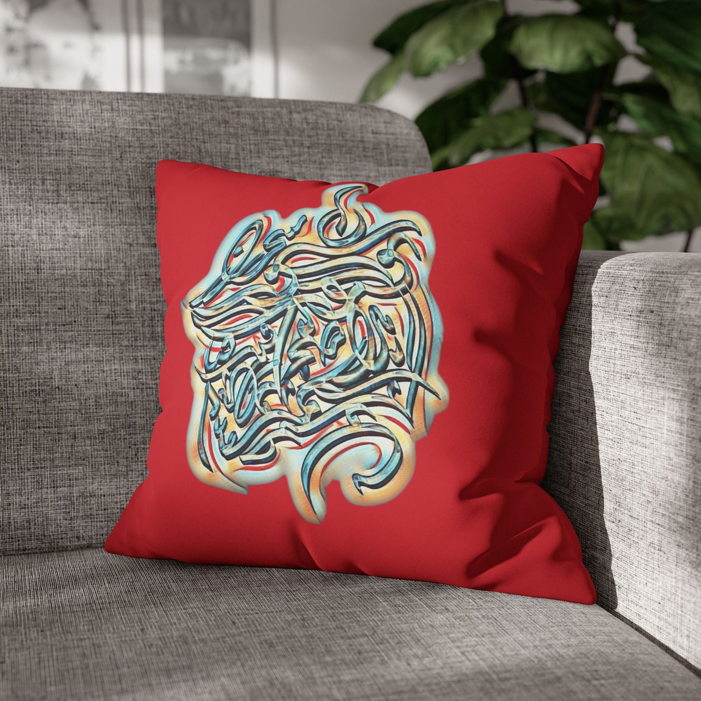 Modern Digital Painting ' Faux Suede Pillowcase - Home Design