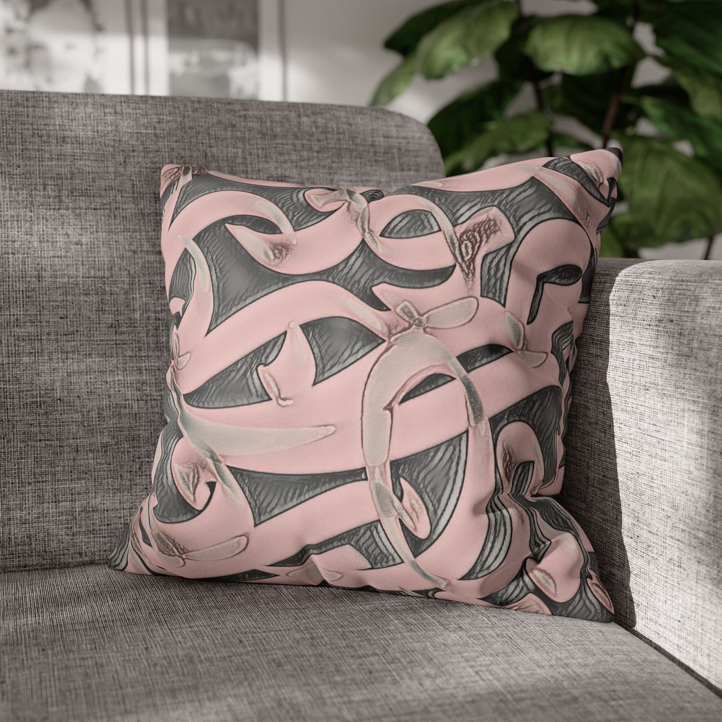 Pillowcase - Modern Calligraphy Design