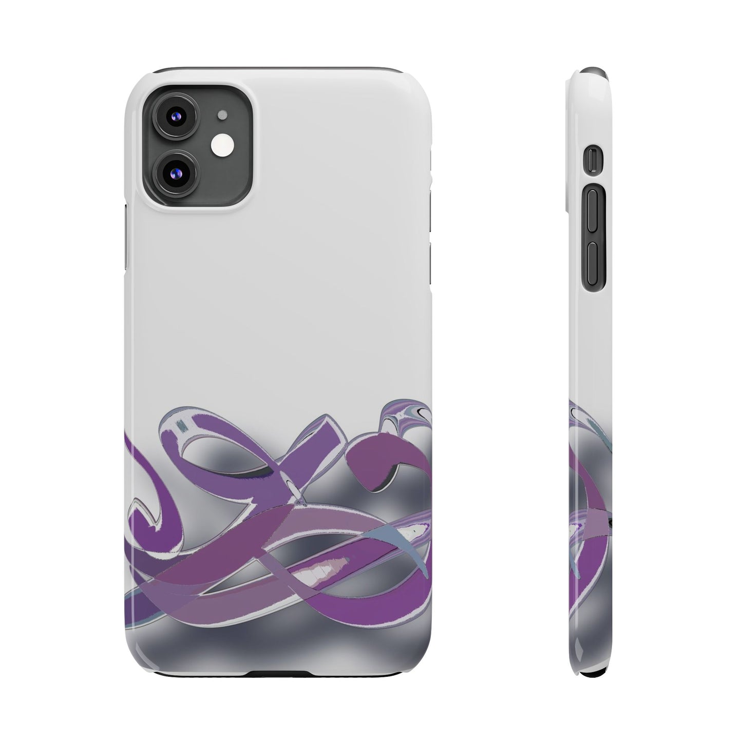 ' Modern Art Slim Phone Case -Calligraphy