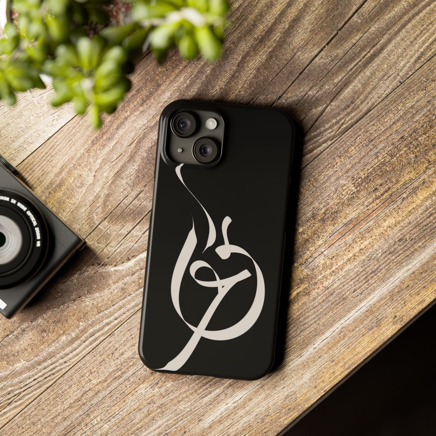 ' Modern Art Slim Phone Case -LOVE
