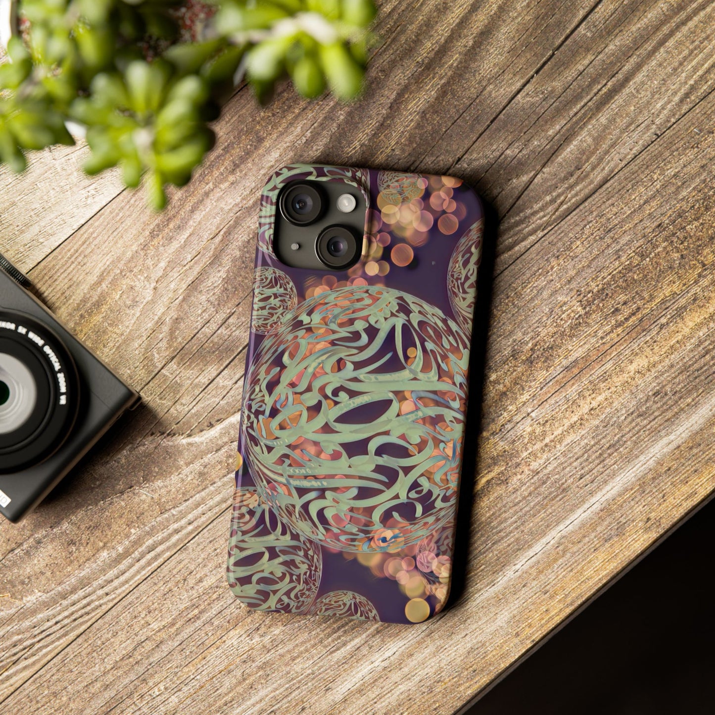 Copy of Copy of ' Modern Art Slim Phone Case -LOVE I-