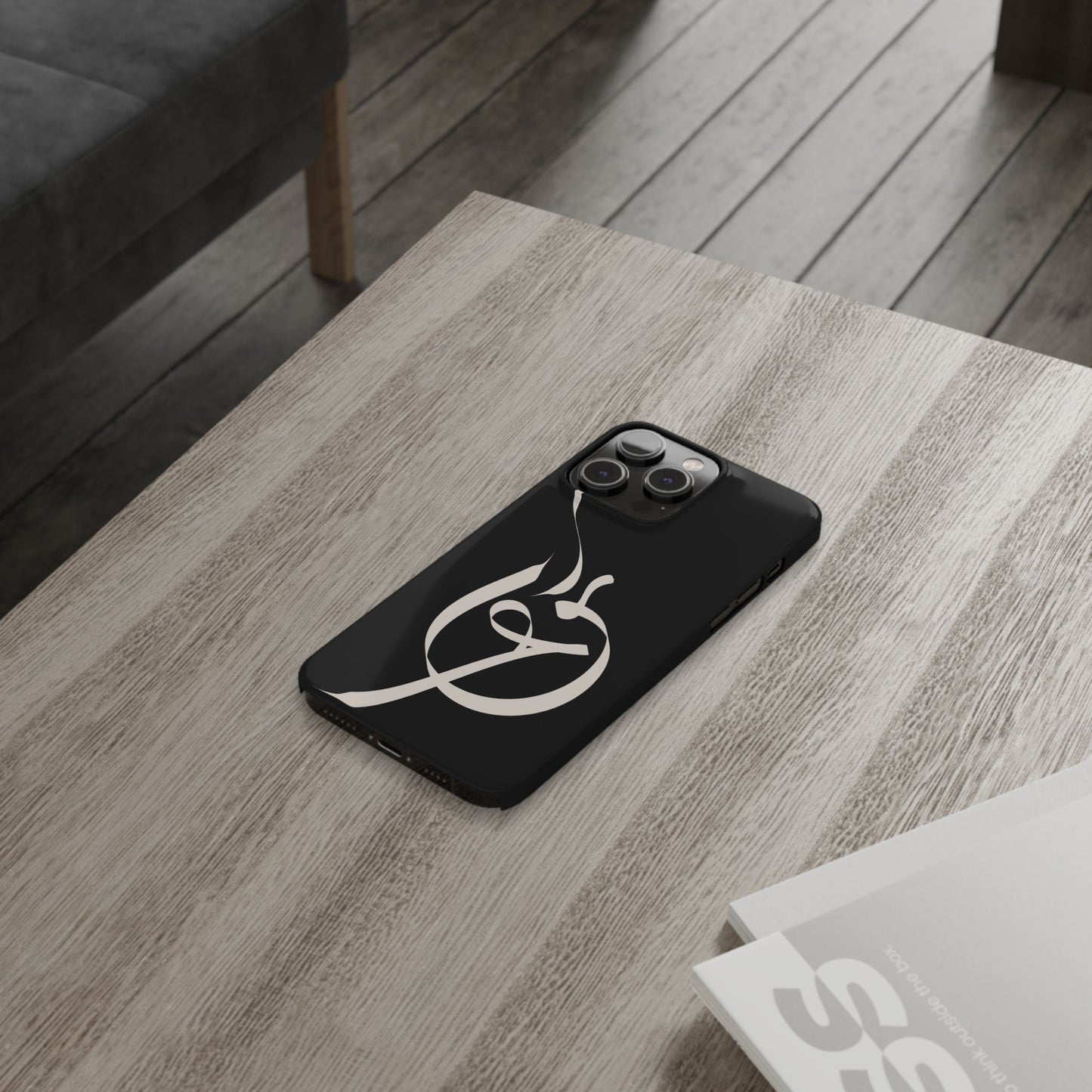 ' Modern Art Slim Phone Case -LOVE