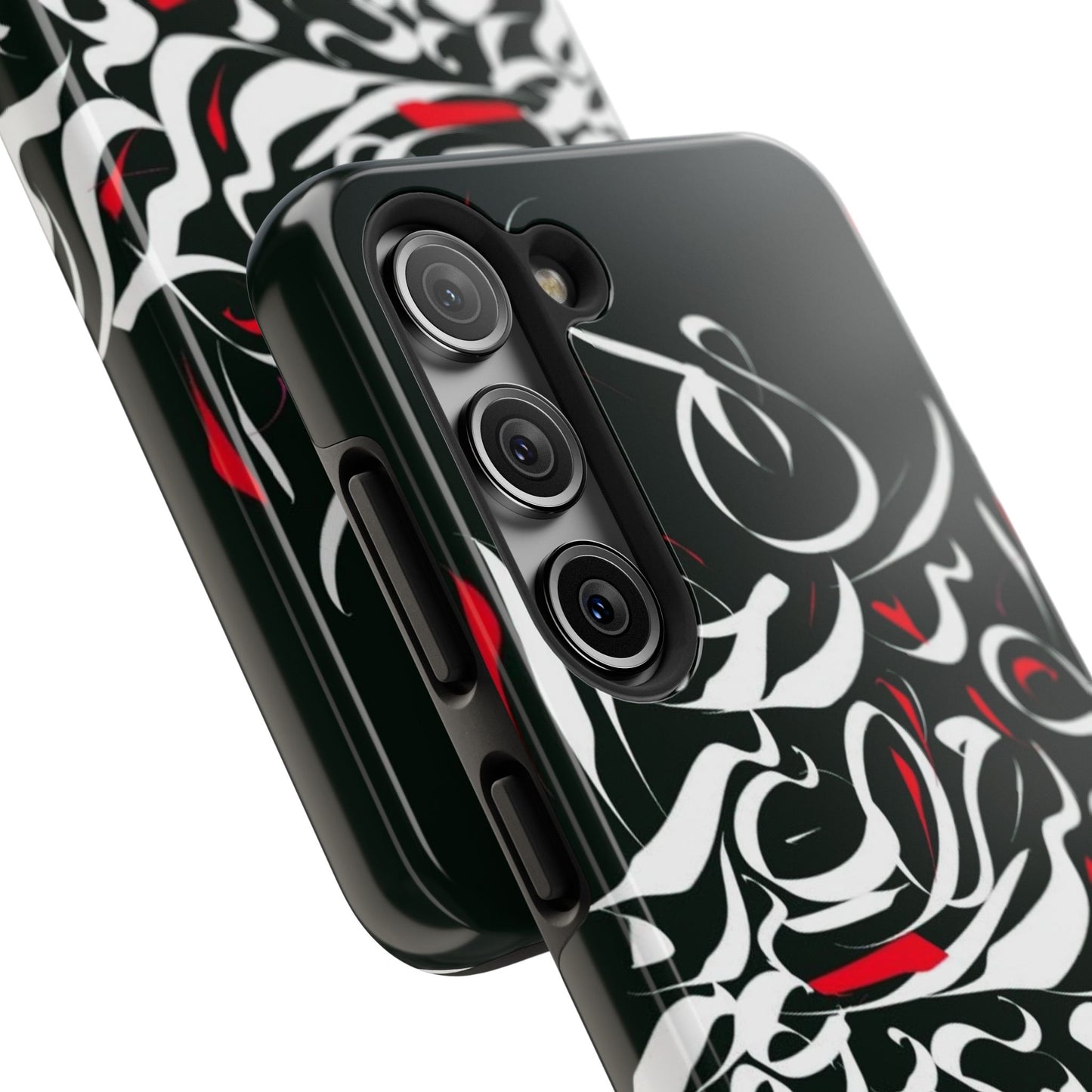 Phone Case Calligraphy Red Black White Tough Phone Case