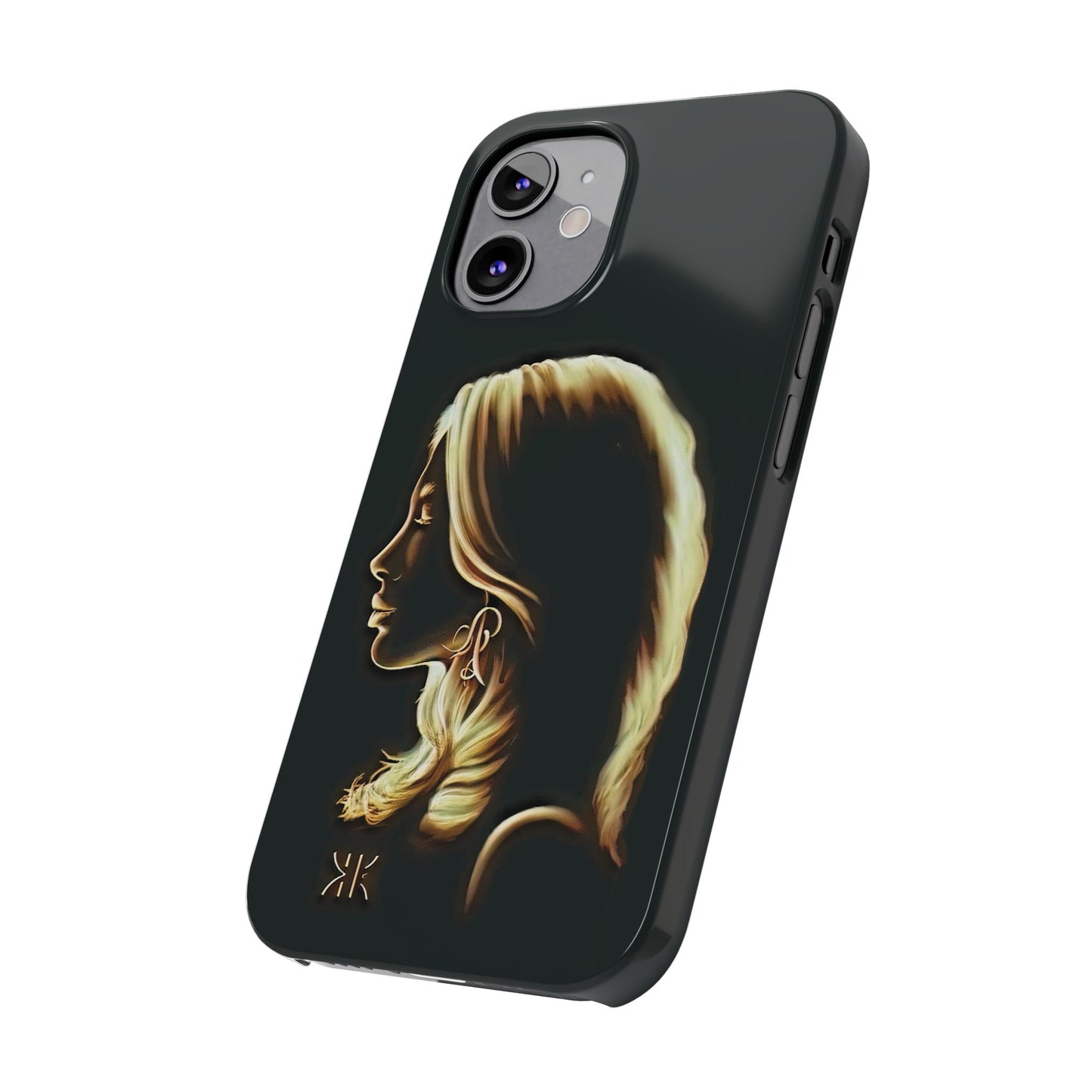 Copy of ' Modern Art Slim Phone Case -LOVE I-