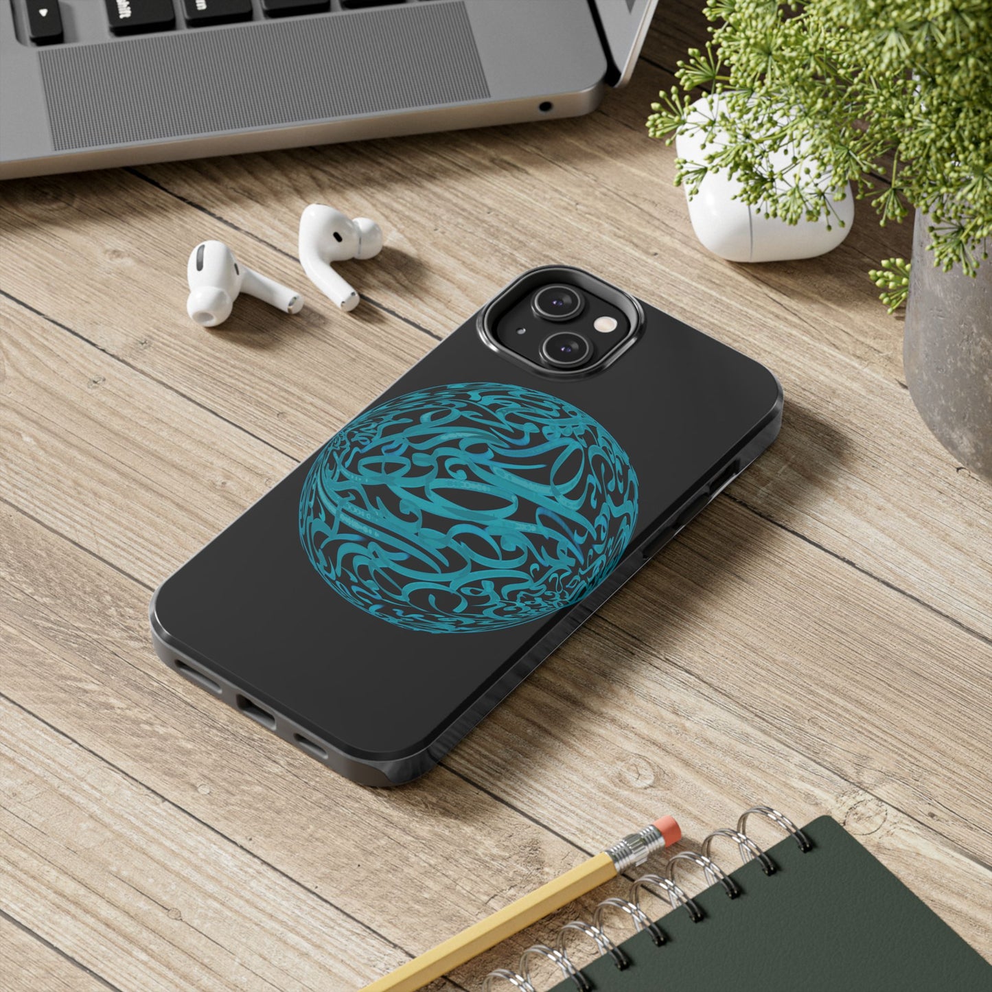 Phone Case Persian Calligraphy Modern Handwriting.