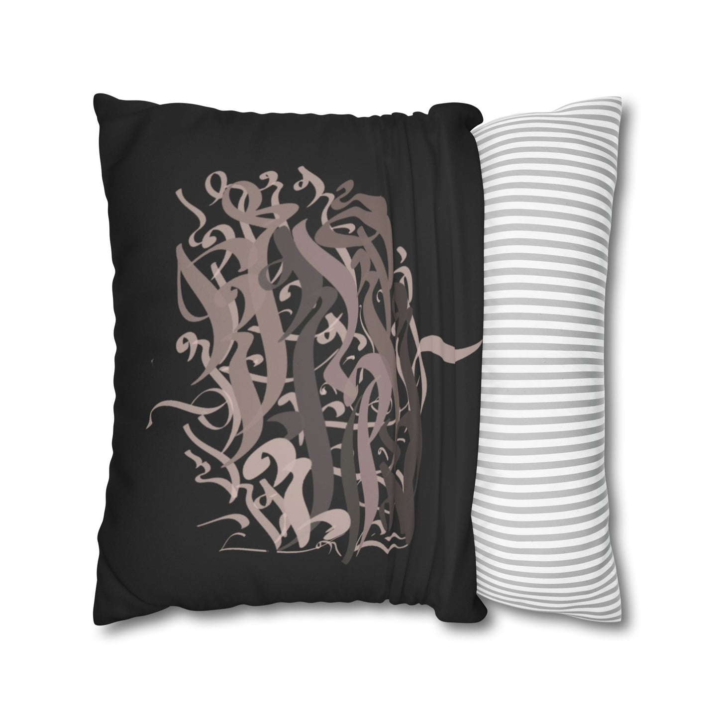 Square Pillowcase - Persian Calligraphy, Modern Handwriting Design