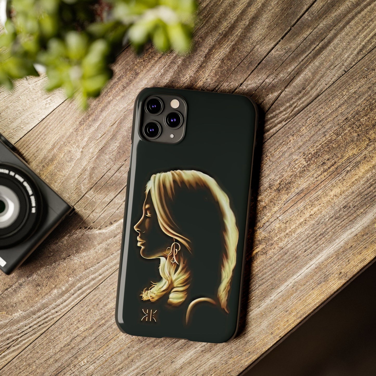 Copy of ' Modern Art Slim Phone Case -LOVE I-