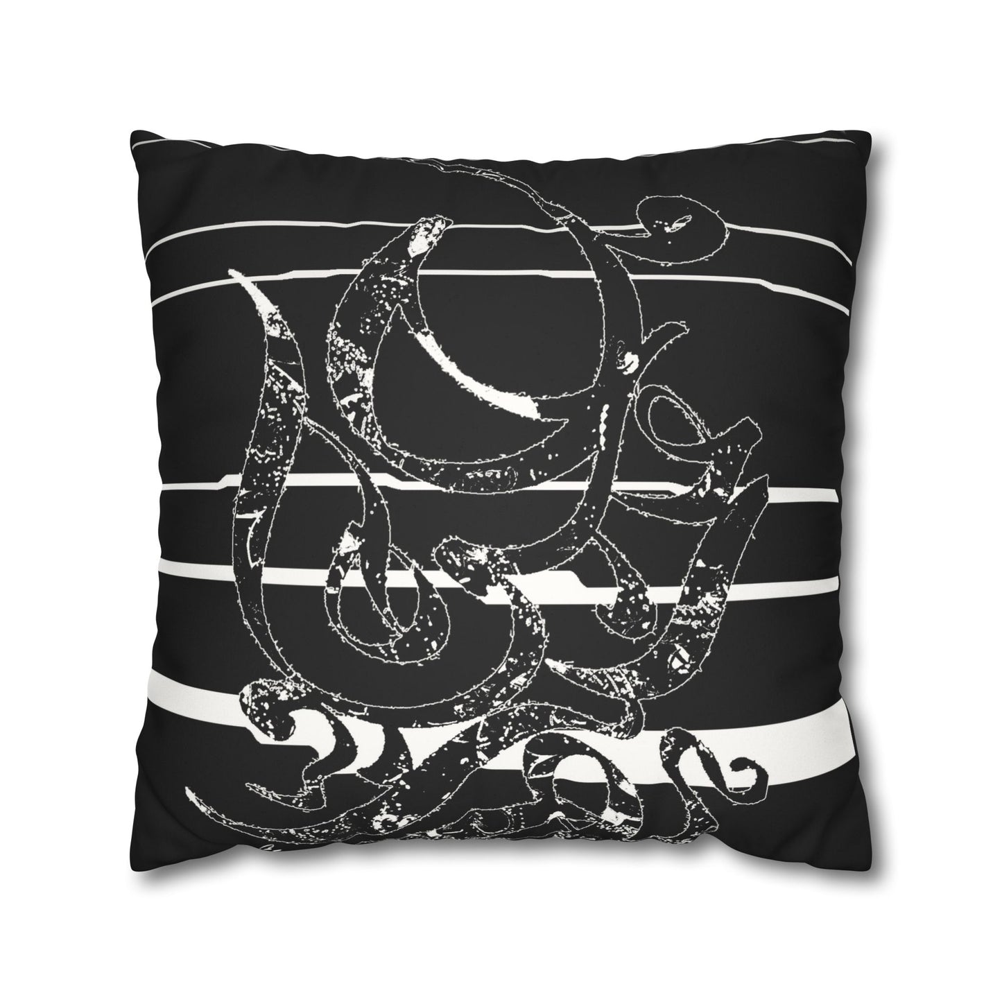 Persian Calligraphy beauty Faux Suede Square Pillow Cover