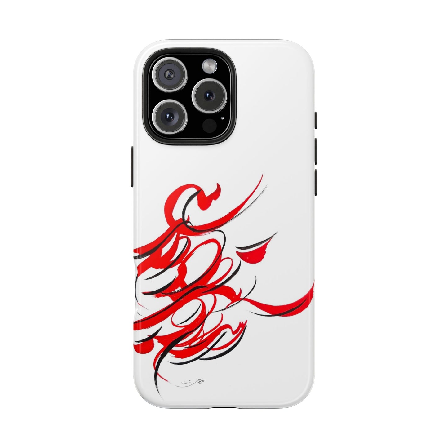 Phone Case Persian Calligraphy Modern Handwriting.