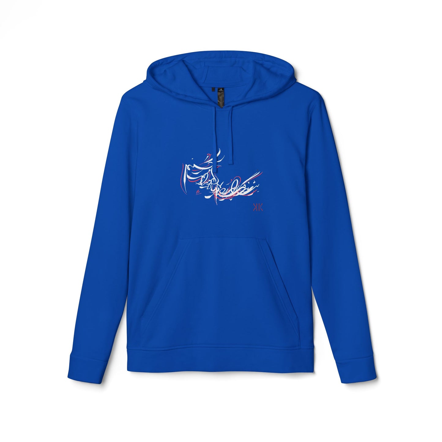 Adidas Fleece Hoodie with Kalli K. Modern Persian Calligraphy Design