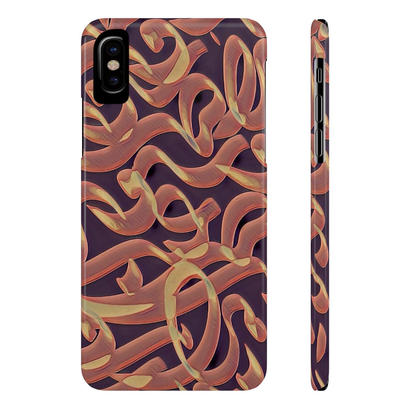 ' Modern Art Slim Phone Case -LOVE I-